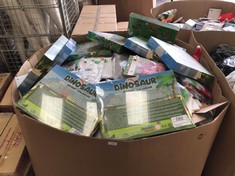 PALLET OF ASSORTED ITEMS TO INCLUDE DINOSAUR ADVENT CALENDAR : LOCATION - FLOOR(COLLECTION OR OPTIONAL DELIVERY AVAILABLE)