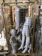 QTY OF MANNEQUINS - CAGE NOT INCLUDED: LOCATION - FLOOR(COLLECTION OR OPTIONAL DELIVERY AVAILABLE)