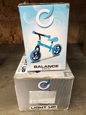LIGHT UP JUNIOR V-FLEX SCOOTER + BALANCE BIKE 2+: LOCATION - RACK(COLLECTION OR OPTIONAL DELIVERY AVAILABLE)