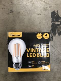 QTY OF ASSORTED ITEMS TO INCLUDE VINTAGE LED BULBS: LOCATION - RACK