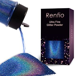 QTY OF ASSORTED ITEMS TO INCLUDE  RENFIO ULTRA FINE GLITTER POWDER: LOCATION - TABLE