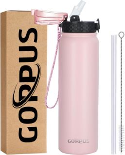 QTY OF ASSORTED ITEMS TO INCLUDE DOUBLE WALL VACUUM INSULATED WATER BOTTLE: LOCATION - TABLE