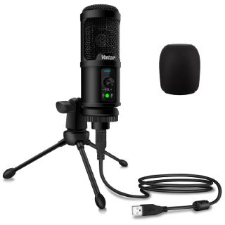 QTY OF ASSORTED ITEMS TO INCLUDE USB PROFESSIONAL CONDENSER MICROPHONE: LOCATION - TABLE
