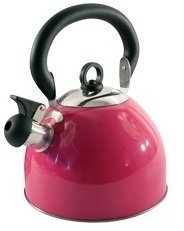 QTY OF ASSORTED ITEMS TO INCLUDE STAINLESS STEEL WHISTLING KETTLE: LOCATION - TABLE