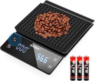 QTY OF ASSORTED ITEMS TO INCLUDE DIGITAL COFFEE SCALE: LOCATION - TABLE