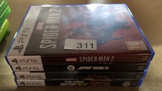 QTY OF ITEMS TO INCLUDE MARVEL’S SPIDER-MAN 2: LOCATION - B RACK