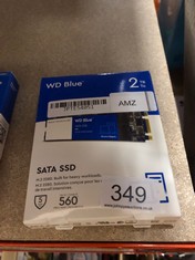 WD BLUE 2TB M.2 SATA SSD WITH UP TO 560MB/S READ SPEED.: LOCATION - B RACK