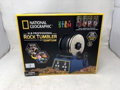 NATIONAL GEOGRAPHIC 3LB PRO ROCK TUMBLER WITH GEM FOAM: LOCATION - A RACK