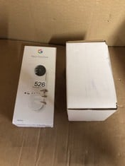 QTY OF ITEMS TO INCLUDE GOOGLE GWX3T NEST DOORBELL (BATTERY) - WIRELESS 960P VIDEO DOORBELL - SMART WIFI MOTION ONLY DOORBELL CAMERA, SNOW, 1 COUNT : LOCATION - B RACK