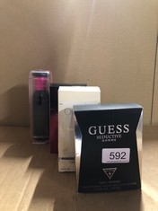 QTY OF ITEMS TO INCLUDE GUESS SEDUCTIVE HOMME EDT SPRAY 100 ML,Q-EY-404-B1: LOCATION - TABLES