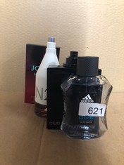 QTY OF ITEMS TO INCLUDE ADIDAS DIVE AFTER SHAVE: LOCATION - TABLES