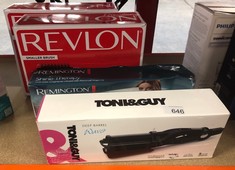 QTY OF ITEMS TO INCLUDE TONI & GUY DEEP BARREL HAIR WAVER, 32 MM - BLACK: LOCATION - C RACK