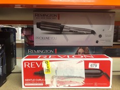 QTY OF ITEMS TO INCLUDE REVLON HAIR TOOLS RVHA6017UK TANGLE FREE HOT AIR STYLER, BLACK: LOCATION - C RACK
