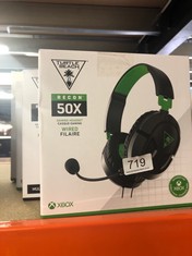 QTY OF ITEMS TO INCLUDE TURTLE BEACH RECON 50X GAMING HEADSET: LOCATION - C RACK