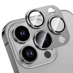 31 X HWEGGO FOR IPHONE 15 PRO/IPHONE 15 PRO MAX CAMERA LENS PROTECTOR,9H TEMPERED GLASS CAMERA COVER,ALL-IN-ONE ALUMINUM ALLOY METAL,ANTI-SCRATCH MATTE CASE FRIENDLY(GREY) - TOTAL RRP £222: LOCATION