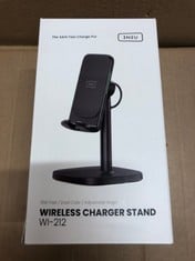 12 X INIU WIRELESS CHARGER PHONE STAND, 15W FAST CHARGE ADJUSTABLE PHONE DESK HOLDER WITH SLEEP-FRIENDLY ADAPTIVE INDICATOR WIRELESS CHARGING SUPPORT FOR IPHONE 14 13 12 11 PRO MAX XR SAMSUNG GOOGLE