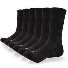 QTY OF ASSORTED ITEMS TO INCLUDE COTTON SPORTS SOCKS. CUSHIONED RUNNING SOCKS. 6 X BLACK SOCKS. 9/11 UK. TOTAL RRP £373: LOCATION - C RACK