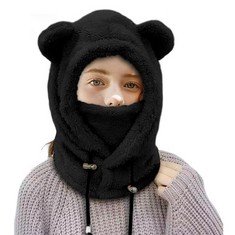 QTY OF ASSORTED ITEMS TO INCLUDE WOMEN THERMAL BALACLAVA WINTER WARM FLEECE. BLACK.: LOCATION - C RACK