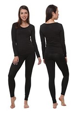 QTY OF ASSORTED ITEMS TO INCLUDE THERMAL UNDERWEAR FOR WOMEN. SOFT FLEECE BASE LAYER. MEDIUM. BLACK. RRP £376.: LOCATION - D RACK