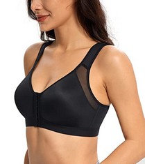 QTY OF ASSORTED ITEMS TO INCLUDE FULL COVERAGE POSTURE BRA. UNPADDED WITH SUPPORT. BLACK. 40C. TOTAL RRP £899: LOCATION - D RACK
