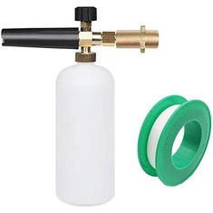 QTY OF ASSORTED ITEMS TO INCLUDE PRESSURE WASHER FOAM CANNON WITH ADJUSTABLE NOZZLE. : LOCATION - D RACK
