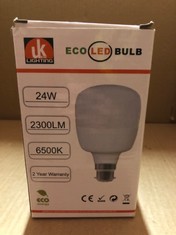 QTY OF ASSORTED ITEMS TO INCLUDE ECO LED LIGHT BULB. 24W. : LOCATION - D RACK