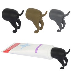 94 X POOPING DOG BUTT TOOTHPASTE TOPPER 3PCS CARTOON DOG BUTT TOOTHPASTE DISPENSER FUNNY TOOTHPASTE CAP TOOTHPASTE TOPPER CAP FOR HOME, TRAVEL, DAILY LIFE - TOTAL RRP £391: LOCATION - E RACK