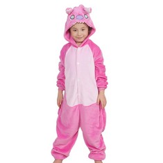 QTY OF KIDS CLOTHING TO INCLUDE ONESIE PAJAMA COSTUME SIZE 140: LOCATION - E RACK