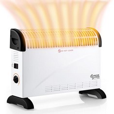 5 X DONYER POWER CONVECTOR RADIATOR HEATER 2000W ROOM HEATING WITH ADJUSTABLE THERMOSTAT: LOCATION - F RACK
