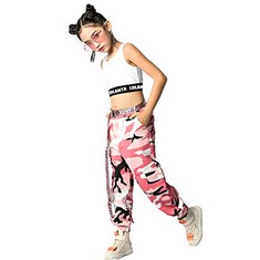 QTY OF KIDS CLOTHING TO INCLUDE 2PCS GIRLS HIP HOP STREET DANCE CLOTHES SET  13-15 YEARS: LOCATION - G RACK