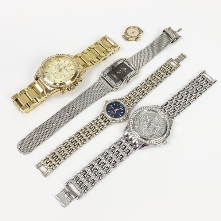 Selection of Five Watches including Calvin Klein, Michael Kors, Ricardo and Timex (No Strap) (VAT Only Payable on Buyers Premium)