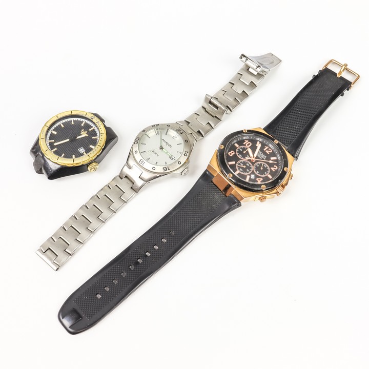 Selection of Three Watches including Auriol, Adidas, Pulsar (all Faulty) (VAT Only Payable on Buyers Premium)