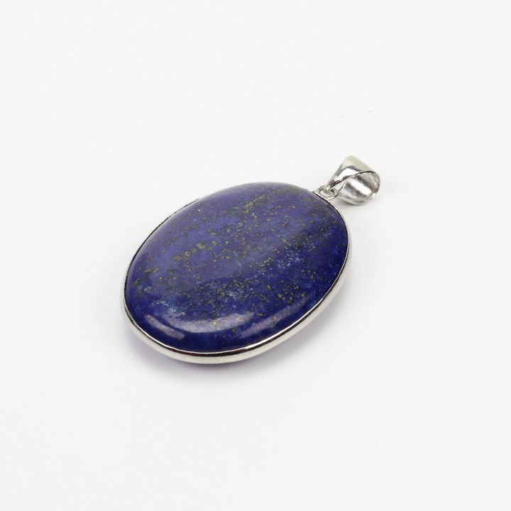 Copper Natural Lapis Lazuli Oval Pendant, 5x3cm, 21.4g (VAT Only Payable on Buyers Premium)