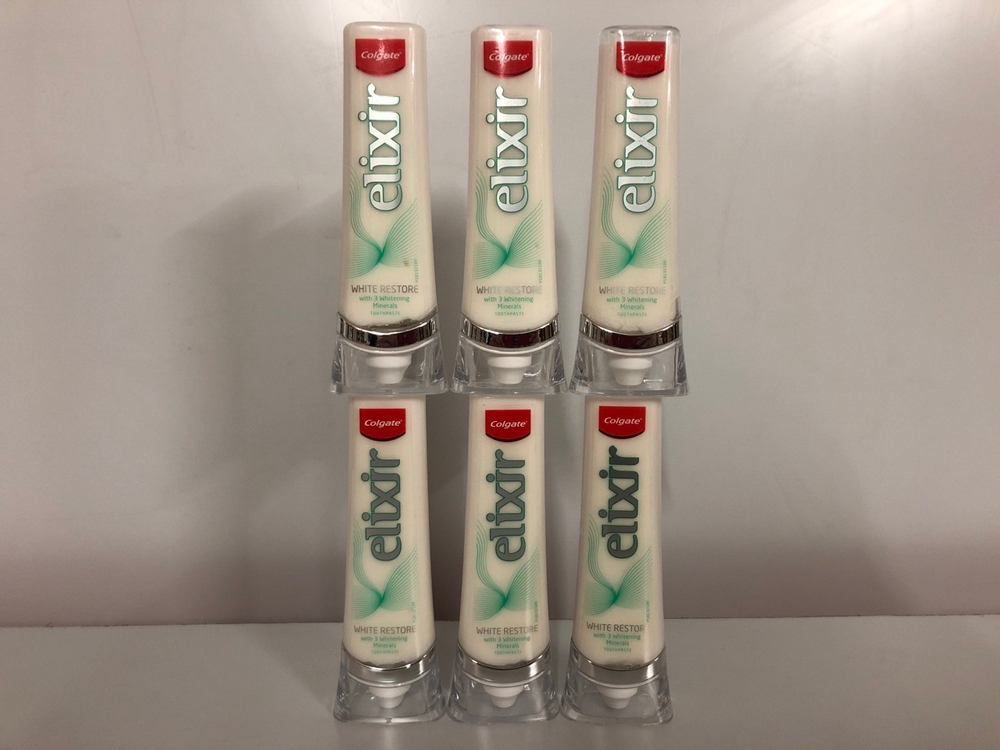 colgate elixir white restore toothpaste