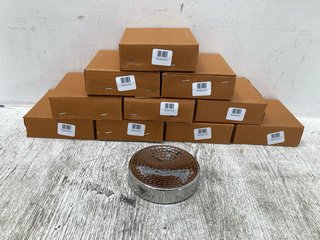 QTY OF STAINLESS STEEL ROUND SOAP DISHES: LOCATION - C1