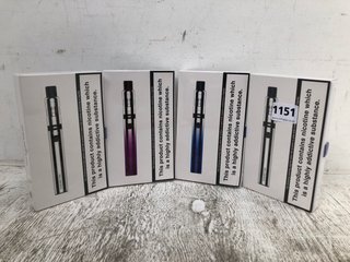 4 X INNOKIN ENDURA T18 II VAPES (PLEASE NOTE: 18+YEARS ONLY. ID MAY BE REQUIRED): LOCATION - D1