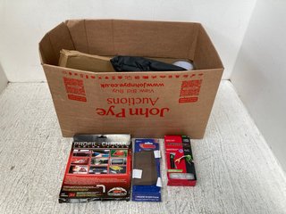QTY OF ASSORTED ITEMS TO INCLUDE PACK OF 6 REUSABLE MOUSE TRAPS: LOCATION - WA5