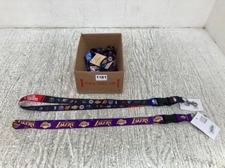 QTY OF ASSORTED NBA LANYARDS: LOCATION - D2