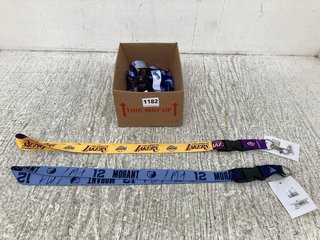 QTY OF ASSORTED NBA LANYARDS: LOCATION - D2