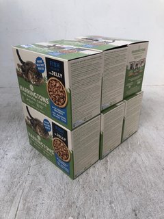 6 X BOXES OF HARRINGTONS THE NATURAL CHOICE CAT FOOD - BBE 1/26: LOCATION - D7
