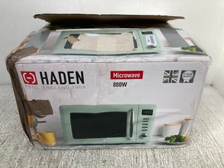 HADEN 800W MICROWAVE IN SAGE GREEN: LOCATION - D9
