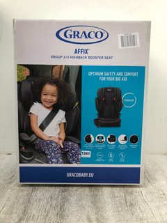 GRACO AFFIX GROUP 2/3 HIGHBACK BOOSTER SEAT: LOCATION - D10