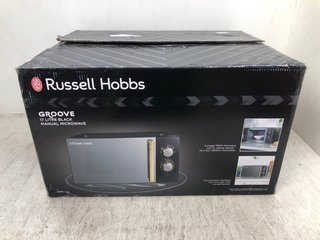 RUSSELL HOBBS GROOVE 17L MANUAL MICROWAVE IN BLACK: LOCATION - D12