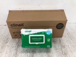 6 X PACKS OF CLINELL UNIVERSAL WIPES: LOCATION - WA8