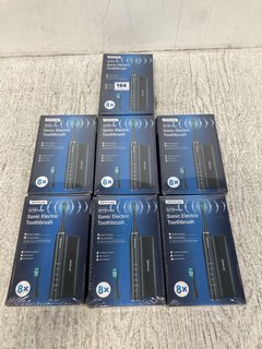 7 X UPHYLIAN SONIC ELECTRIC TOOTHBRUSHES U15 SERIES WITH WIRELESS CHARGING: LOCATION - WA8