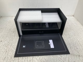 HOLME AND HADFIELD PREMIUM WATCH DISPLAY CASE IN BLACK - RRP £149.99: LOCATION - WA8