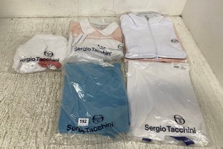 QTY OF ASSORTED MENS SERGIO TACCHINI CLOTHING IN VARIOUS SIZES TO INCLUDE YOUNG LINE POLO T SHIRT IN BLUE - SIZE UK 3XL: LOCATION - WA9
