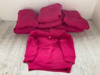 QTY OF UNEEK KIDS PINK PLAIN JUMPERS IN VARIOUS SIZES: LOCATION - WA10