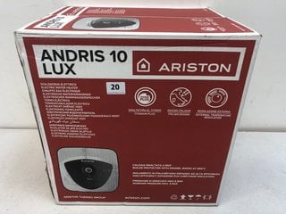 ARISTON ANDRIS LUX UNDERSINK 2KW 10 LITRE WATER HEATER - RRP £130: LOCATION - BOOTH