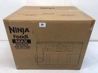 NINJA FOODI MAX DUAL-ZONE 9.5 LITRE AIR FRYER WITH SMART COOK SYSTEM(SEALED) - MODEL AF400UK - RRP £249: LOCATION - BOOTH